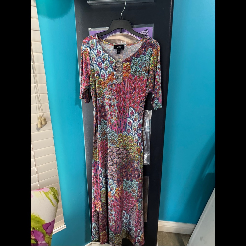 MSK Colorful Patterned Dress